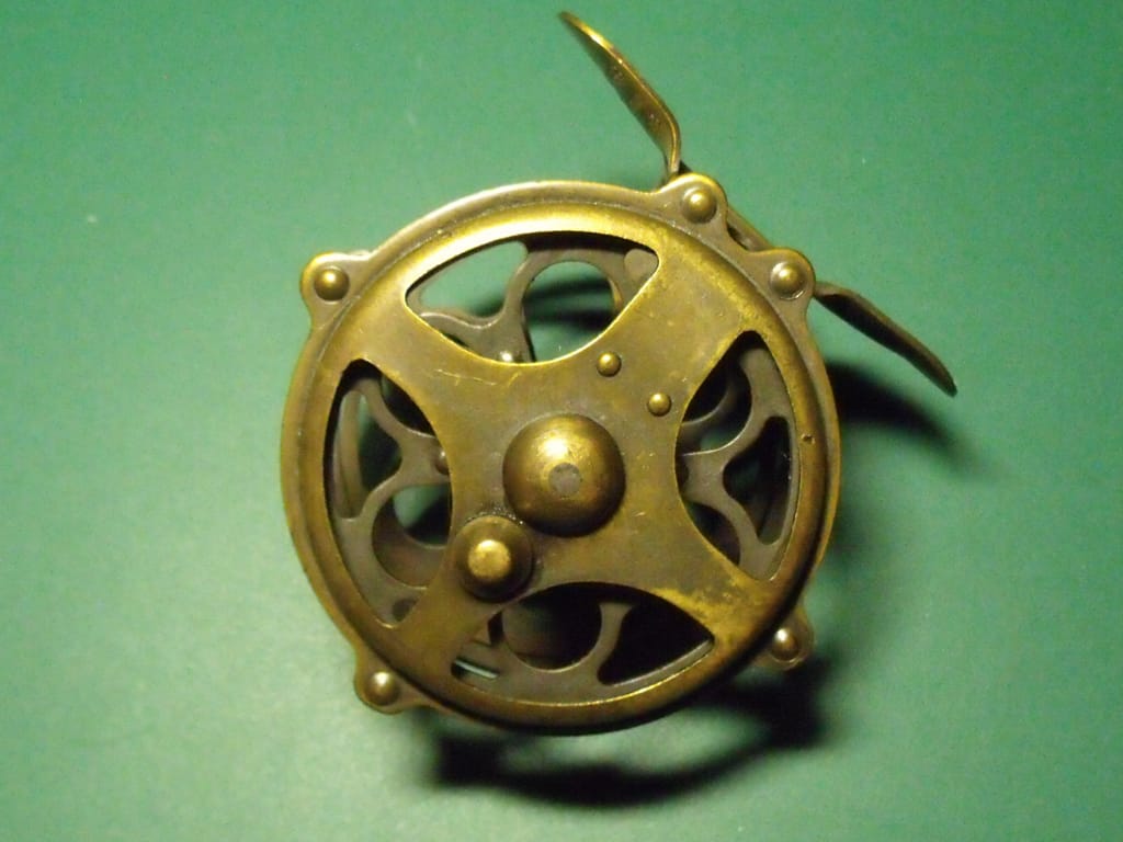Meisselbach FEATHERLIGHT No. 290 Bronze Finish Skeleton, Fly, Bass, and  Trolling Reel Circa-1904 — VINTAGE FISHING REELS